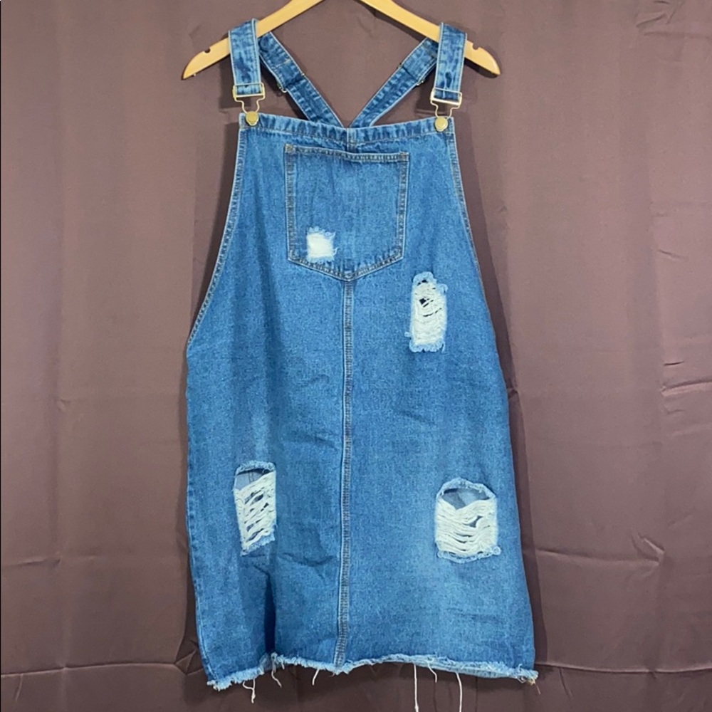 Jean Overall Dress